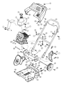 Page C Diagram and Parts List for 31A-262-401 1999 Yard Man Snow Blower